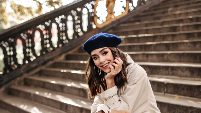 Girl in French style