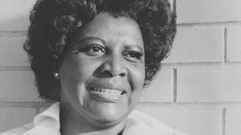 Virginia Capers in a black-and-white photograph