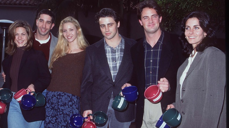 The cast of Friends in 1995