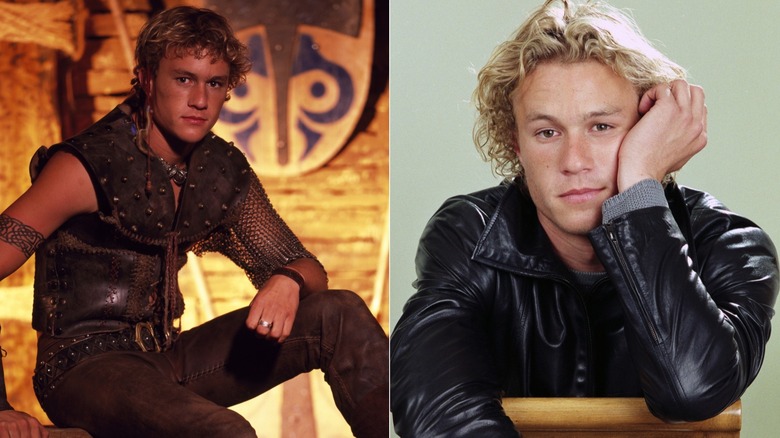 Heath Ledger as a teenager and as an adult