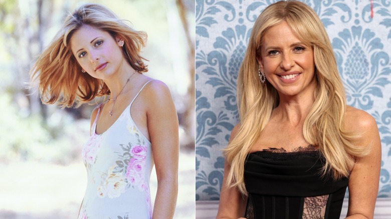Sarah Michelle Gellar then and now