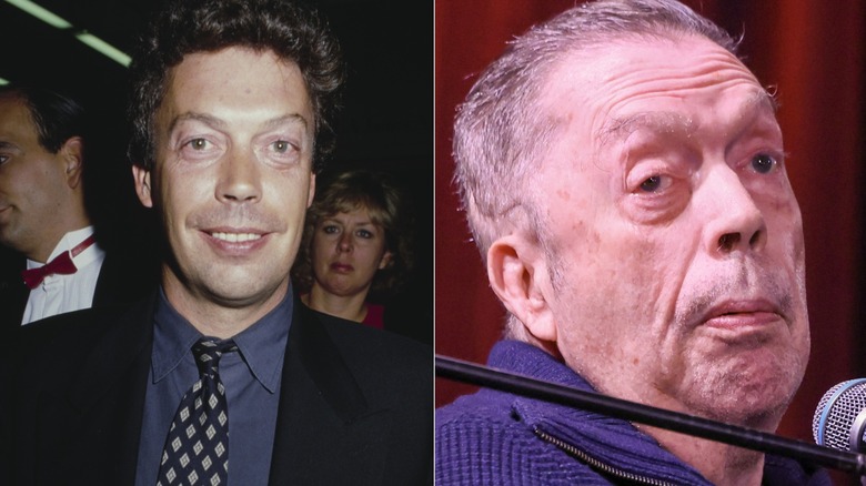 Tim Curry then and now