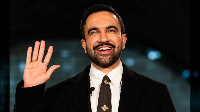 Zohran Mamdani smiling