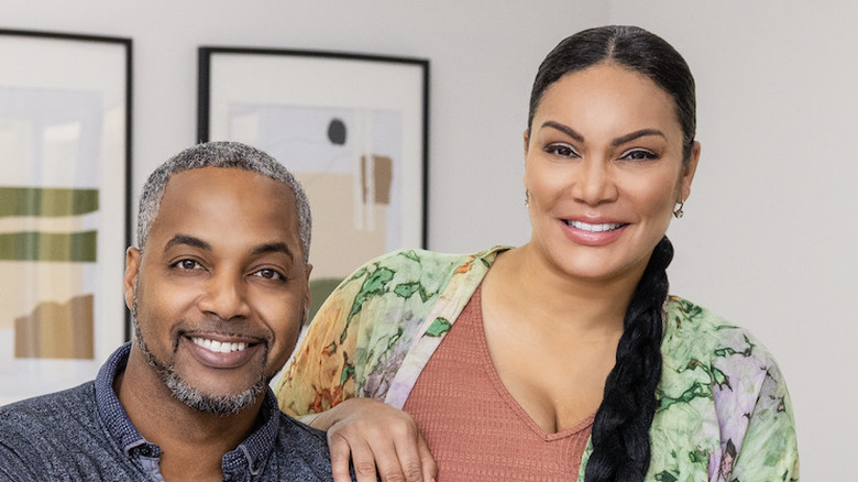 Mike Jackson and Egypt Sherrod smiling