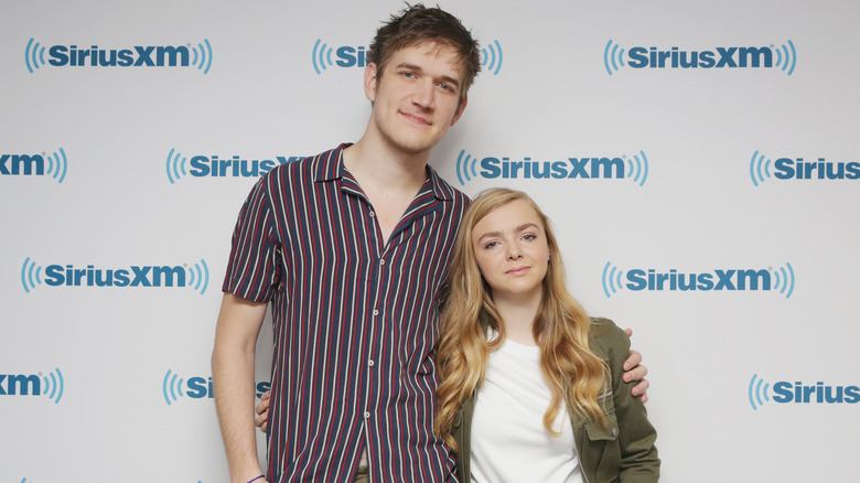 Bo Burnham and Elsie Fisher smiling