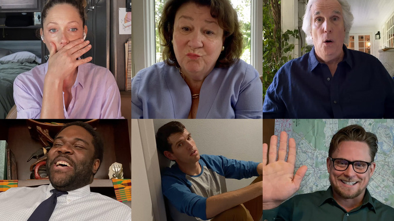 The cast of Family Squares