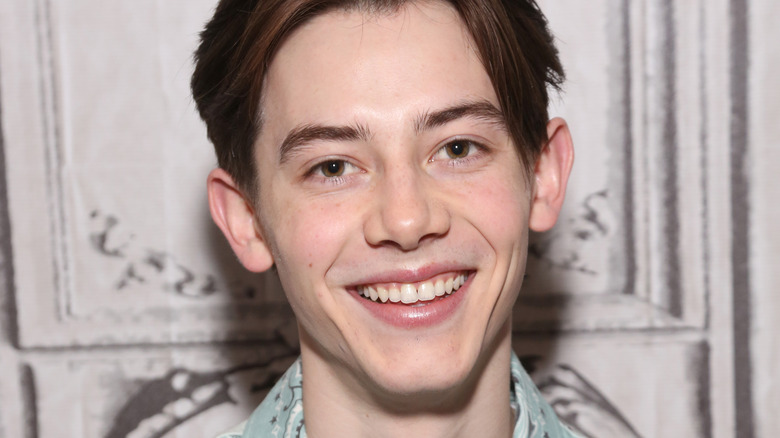 Griffin Gluck smiling