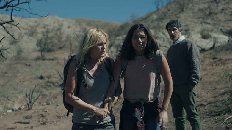 Lorenza Izzo and Malin Akerman in The Aviary