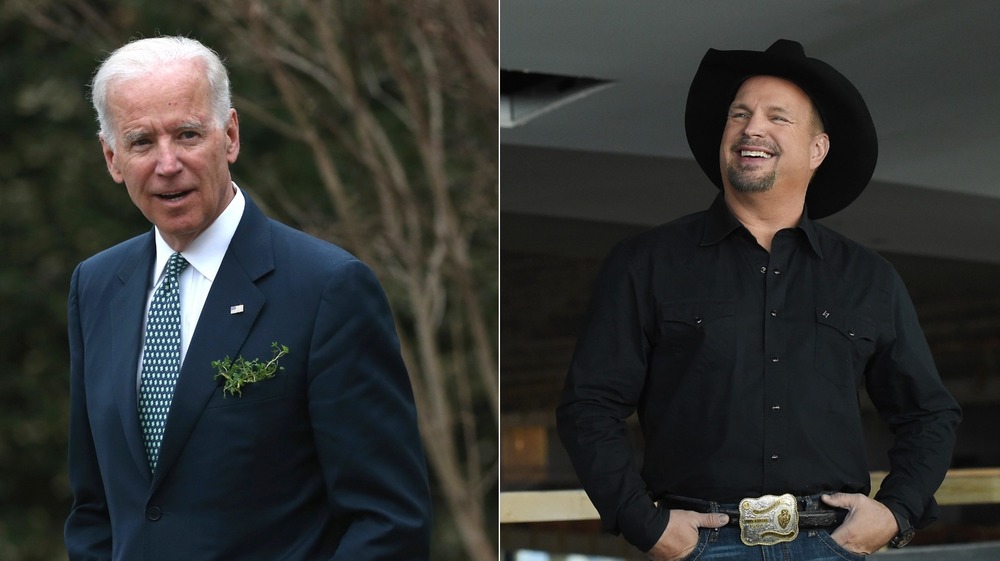 Joe Biden and Garth Brooks 