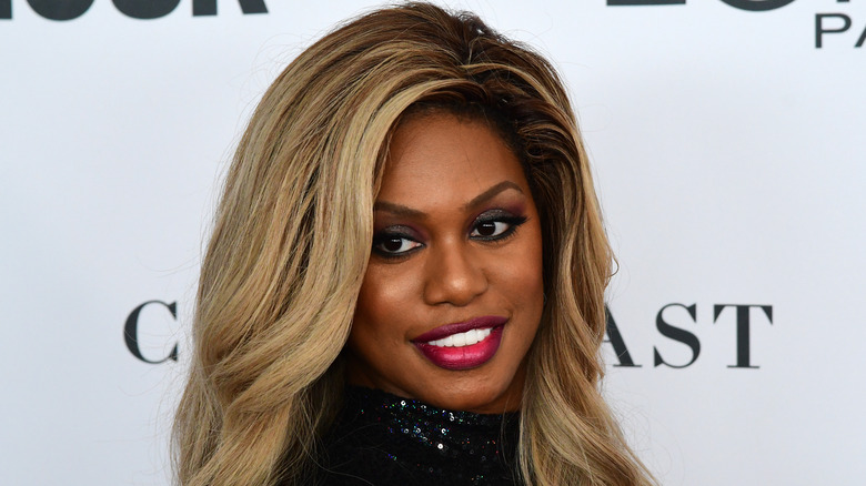 Laverne Cox posing