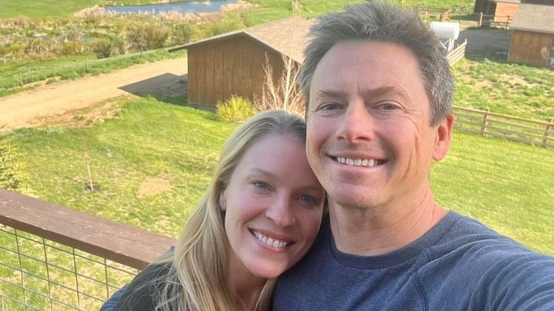 Alicia Leigh Willis and Tanner Foust on their farm