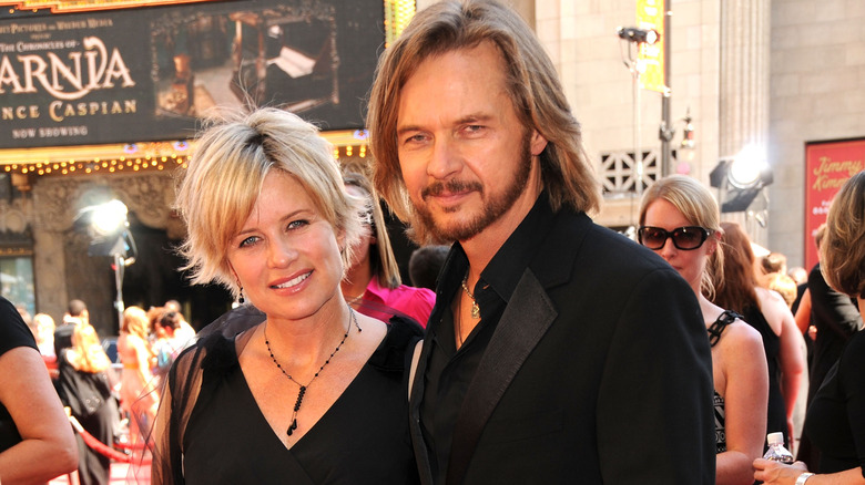 Mary Beth Evans and Stephen Nichols smiling