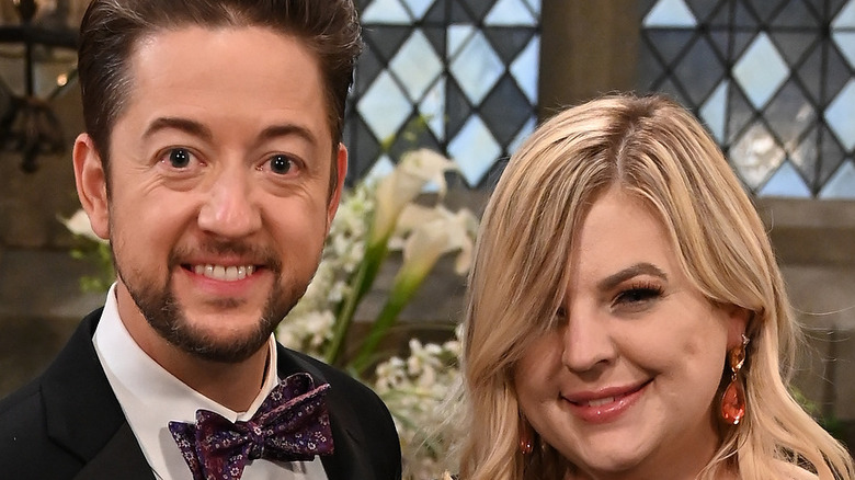 Bradford Anderson and Kirsten Storms posing