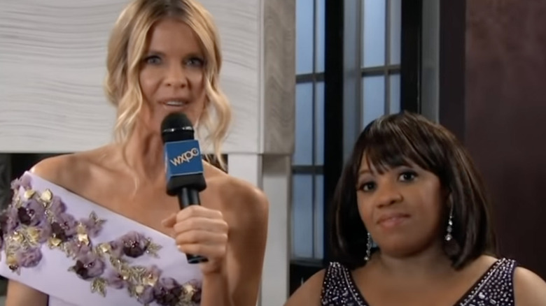 Michelle Stafford and Chandra Wilson on General Hospital