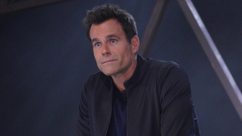 General Hospital's Drew thinking about something