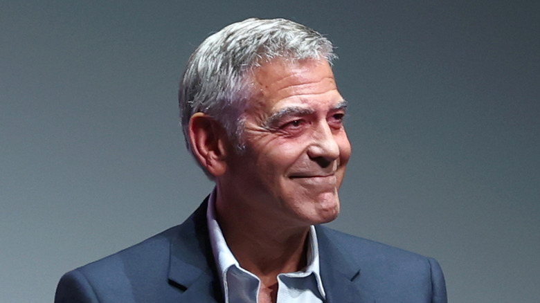George Clooney smiling