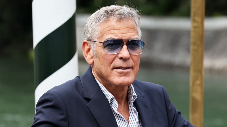 George Clooney is seen at Hotel Excelsior during the 82nd Venice International Film Festival on August 27, 2025 in Venice, Italy