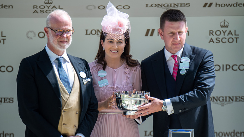 George Windsor, Earl of St Andrews (left) at the 2022 Royal Ascot