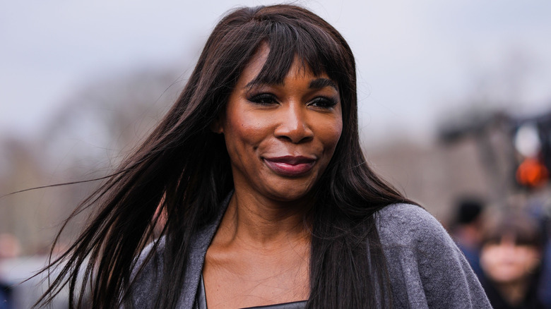 Venus Williams with bangs in Paris