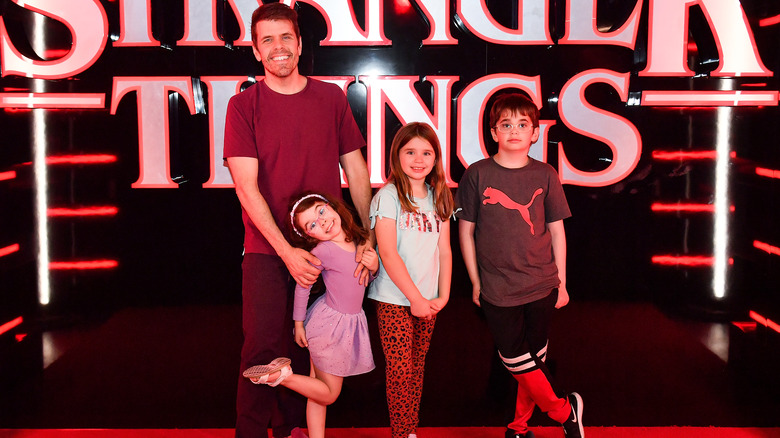 Perez Hilton and his kids