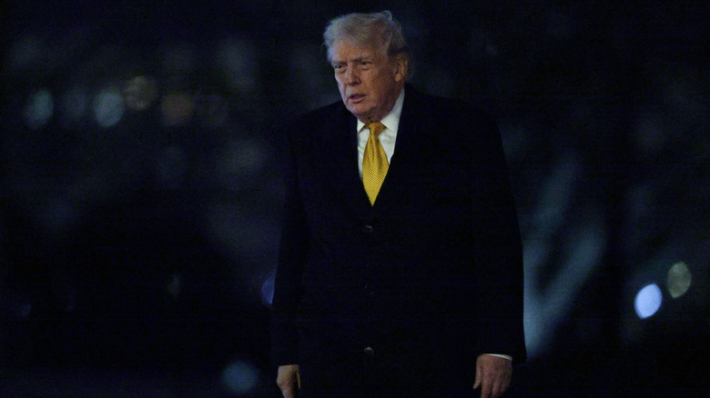 Donald Trump walking