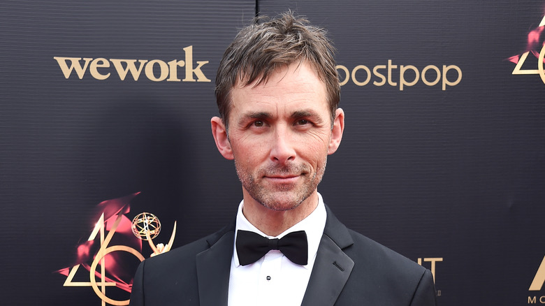 James Patrick Stuart posing on the red carpet