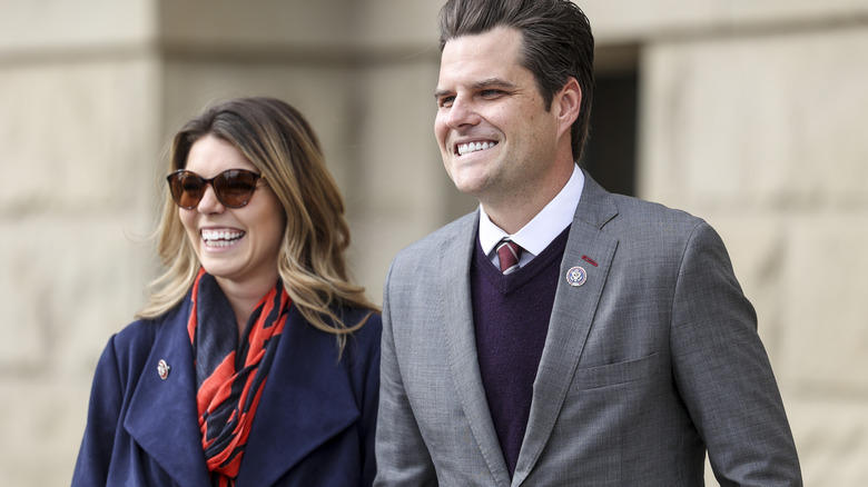 Ginger Gaetz and Matt Gaetz smiling at the cameras