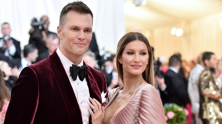Tom Brady and Gisele Bündchen attend the 2019 Met Gala