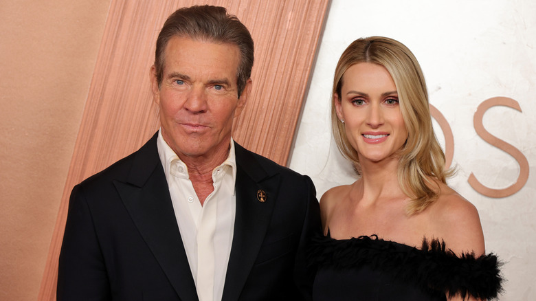 Dennis Quaid and Laura Savoie at the Oscars.