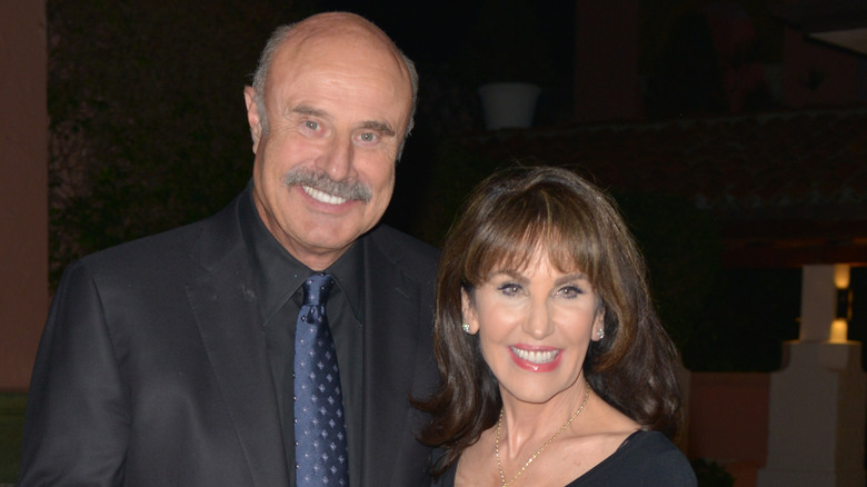 Dr. Phil and Robin McGraw posing together