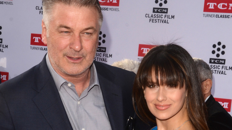 Alec Baldwin and Hilaria Baldwin pose together