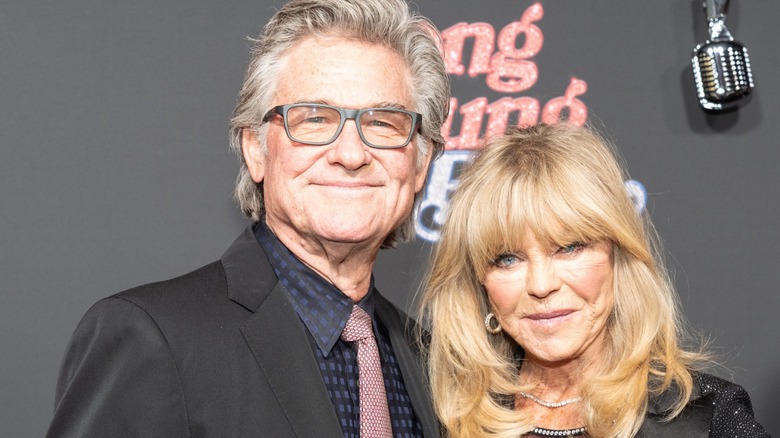 Hawn and Russell in 2025 at Song Sung Blue event