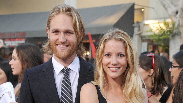 Wyatt Russell and Sanne Hamers posing for a photo in 2014