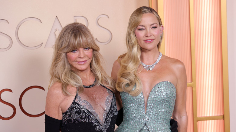 Goldie Hawn and Kate Hudson smiling together
