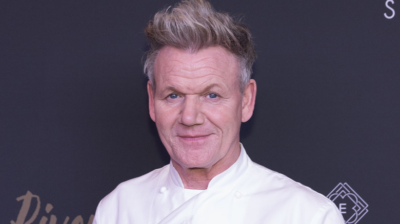 Gordon Ramsay smirking