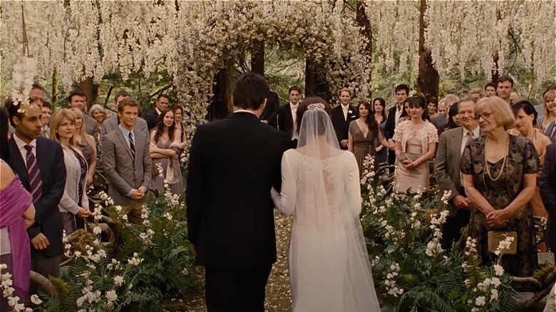 Bella and Edward's wedding in The Twilight Saga: Breaking Dawn - Part 1