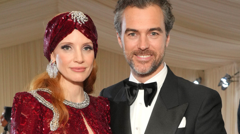 Jessica Chastain and Gian Luca Passi de Preposulo