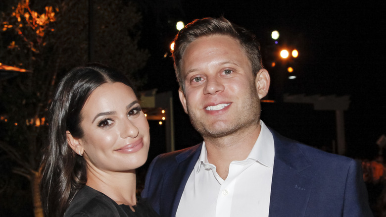 Lea Michele and Zandy Reich