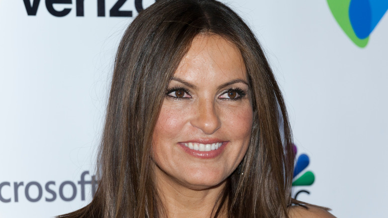 Close-up of Mariska Hargitay smiling