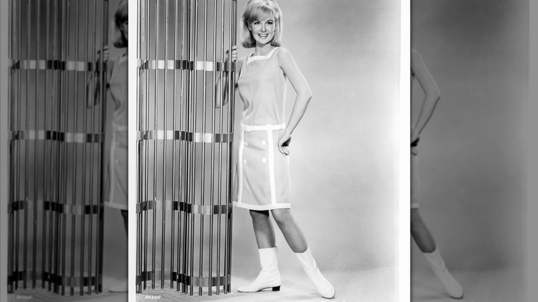 Shelley Fabares posing in a publicity pic for the film 'Hold On!', 1966.