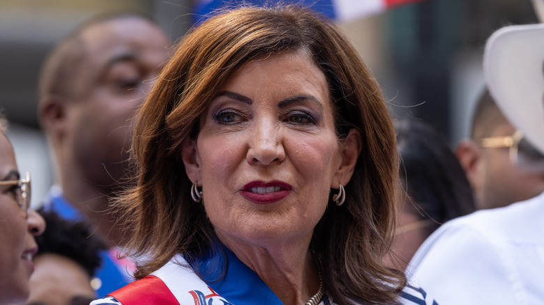 Kathy Hochul at an event.