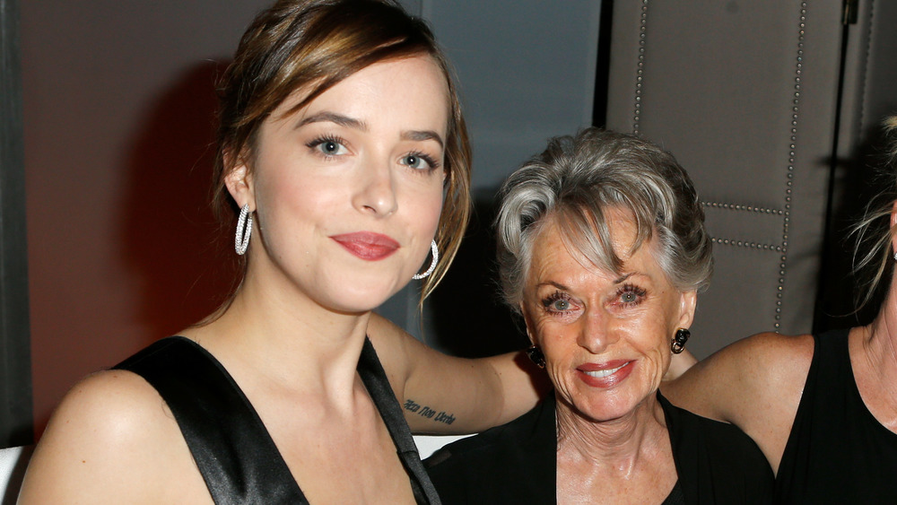 Dakota Johnson and her grandmother Tippi Hedren