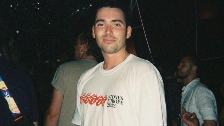 Harper Peck in a Rolling Stones t-shirt