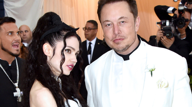 Grimes and Elon Musk