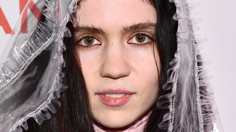 Grimes at an event