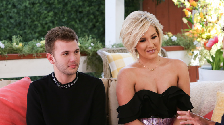 Chase Chrisley and Savannah Chrisley speaking
