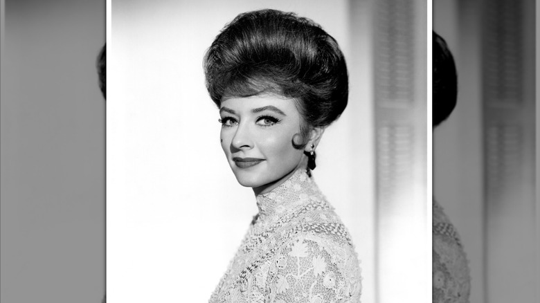 A publicity portrait of Amanda Blake for "Gunsmoke" circa the '50s