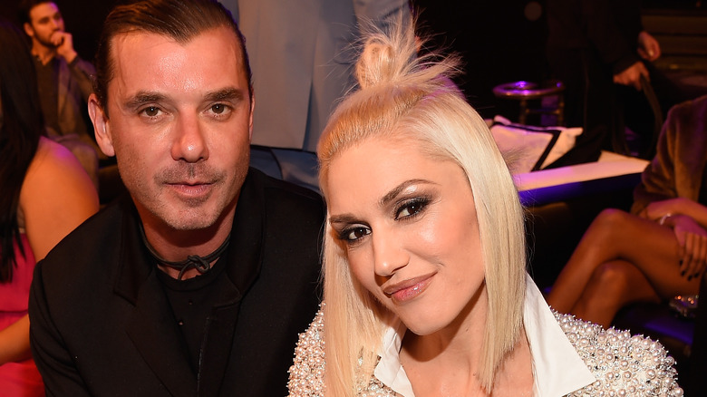 Gwen Stefani and Gavin Rossdale pose together