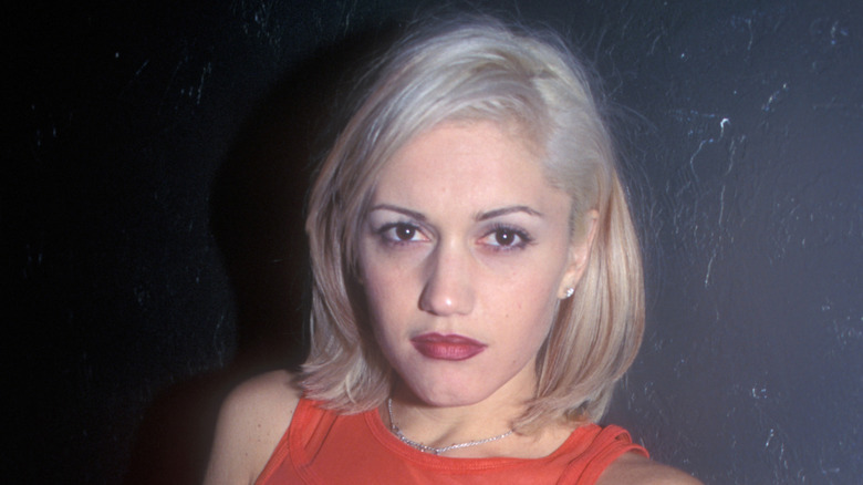 Gwen Stefani posing in the 90s