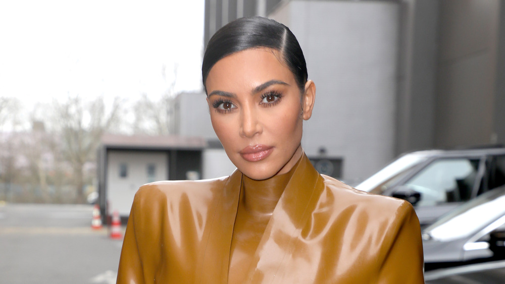 Kim Kardashian posing